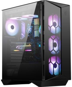 MSI MPG GUNGNIR 110R Mid Tower Gaming Computer Case Black, USB 3.2 Gen2 Type C, 4x 120mm ARGB Fan, Mystic Light Sync, 1 to 6 ARGB Control board, 2x Tempered Glass Panels, ATX, mATX, mini-ITX Корпуса