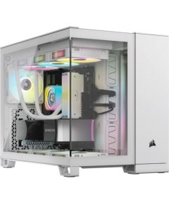 Corsair 2500X RGB Micro Tower White Datoru korpusi