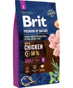 BRIT Premium by Nature Small Chicken - dry dog food - 8 kg Suņu barība