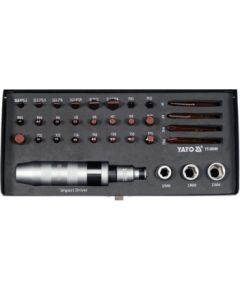 Triecienuzgaļu komplekts  Yato YT-28000; 32 gab. Piederumi urbjiem
