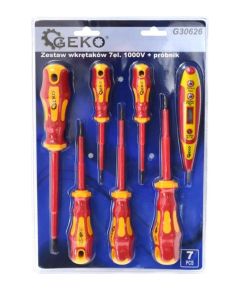 Skrūvgriežu komplekts Geko G30626; 7 gab. Skrūvgrieži
