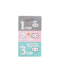 Holika Holika Pig-nose Clear Black Head 3 Step Kit 7.0g Dāvanu komplekti