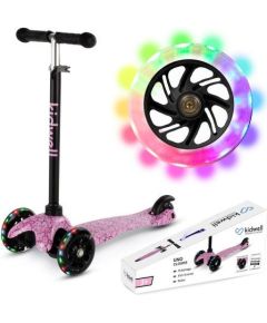 Kidwell Hulajnoga balansowa trójkołowa Uno chmurki świecące kółka Jaunumi - Sports