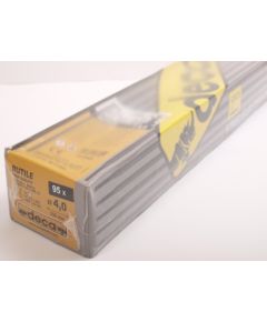 Rutila elektrodi DECA 4.0mm x350, AWS A5.1 E6013 EN 499 E 42 0 RR12, paka 5kg, apmēram 95gab Metinātāmie aparāti