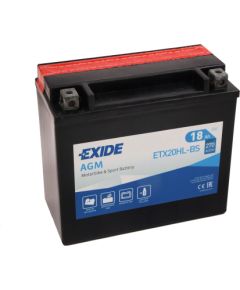176 x 87 x 155, - +, EXIDE BIKE AGM 12V 18Ah 270A(EN) YTX20HL-BS EAN3661024033886 Akumulatori