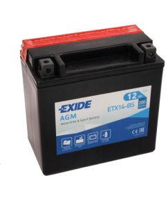 150 x 87 x 145 + - EXIDE Bike AGM  12V 12Ah (c20) 200 A(EN) TV +SP, YTX14-BS EAN3661024033862 Akumulatori