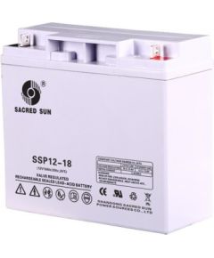 Intact SP12-18, AGM,  12V, 18.0Ah c20,181x76x166, ar ieskrūvējamu skrūvi M5 EAN4251227551233 Akumulatori