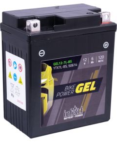 114 x 71 x 131 - + Intact Bike Power GEL 12V 6Ah(c20) 120A(EN) CTX7L-BS EAN4250227524094 Akumulatori
