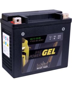 175 x 87 x 155 + - Intact Bike Power GEL 12V 18Ah(c20) 300A(EN) CTX20-BS IZPĀRD. EAN4250227524339 Akumulatori