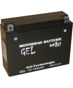 205 x 71 x 164 - + Intact Bike Power GEL 12V 16Ah(c20) 280A(EN) CB16AL-A2 EAN4250227524285 Akumulatori