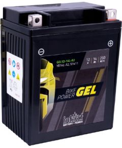 135 x 91 x 160 - + Intact Bike Power GEL 12V 14Ah(c20) 250A(EN) CB14L-A2 EAN4250227524247 Akumulatori
