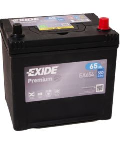 EXIDE PREMIUM EA654 12V 65Ah  580 A(EN) 230x172x220 0/1 EAN3661024034142 Akumulatori