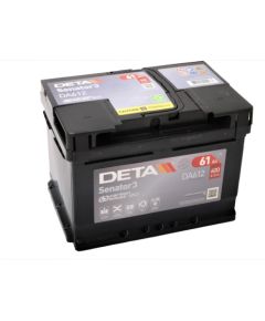 DETA SENATOR3 DA612 12V 61Ah 600A(EN) 242x175x175 0/1 EAN3661024024273 Akumulatori