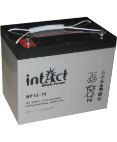 Intact Block-Power 12 V 75Ah (c10) 260x170x210 1/F-M6 EAN4250227551328 IZPARDOŠANA Akumulatori