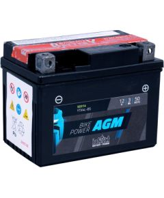 113 x 70 x 85 - + Intact Bike Power AGM 12V 3Ah(c20) 50A(EN) CTX4L-BS LI-01 LI-08 GEL12-4L-BS EAN425 Akumulatori