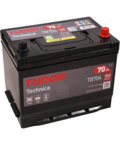 TUDOR TECHNICA TB704 12V 70Ah 540A 270x173x222 0/1 EAN3661024054430 Akumulatori