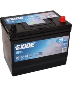 EXIDE EFB EL754 12V 75Ah 750A(EN) 270x173x222 0/1 EAN3661024037631 Akumulatori