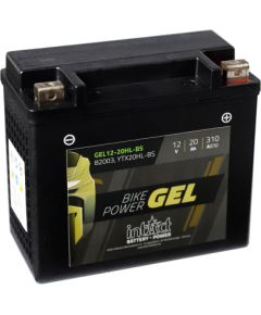 175 x 87 x 155 - + Intact Bike Power GEL 12V 20Ah(c20) 310A(EN) CTX20HL-BS EAN4250227554923 Akumulatori