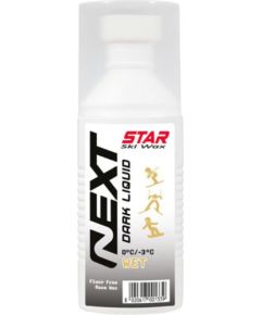 Star Ski Wax Wet 0/-3°C Next Sponge Liquid Dark 100ml Fluor Free Race Wax / 0...-3 °C Kopšanas līdzekļi