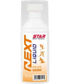 Star Ski Wax Warm 0/-5°C Next Sponge Liquid Race Wax 100ml Fluor Free / 0...-5 °C Средства по уходу
