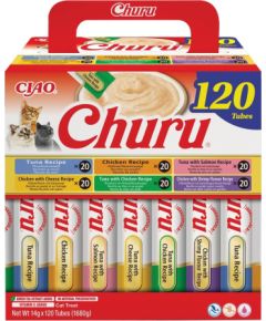 INABA CAT CHURU 120P CHICKEN&TUNE 120x14g Консервы кошек