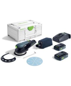 Ekscentra slīpmašīna Festool ETSC 2 150 4,0 I-Plus; 18 V; 2x4,0 Ah akum. Шлифовальные станки