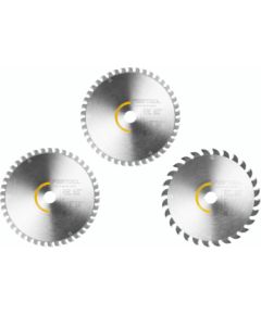 Griešanas diski Festool 578566; 168x20x1,8 mm; Z28/Z42; 10°/15°; 3 gab. Zāģripas