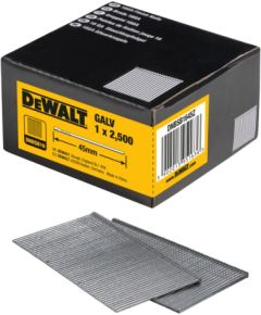 Naglas DeWalt DNBSB1645Z; 45x1,6 mm; 2500 gab. Гвозди