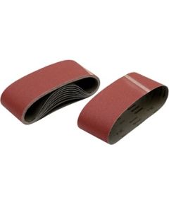 Smilšpapīra lenta lenšu slīpmašīnai DeWalt DT3672-QZ; 100x610 mm; K80; 10 gab. Smilšpapīri