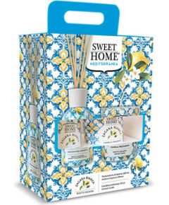 Sweet Home Collection White Zagara Set - Dárková sada aroma difuzéru se svíčkou Парфюмерные наборы