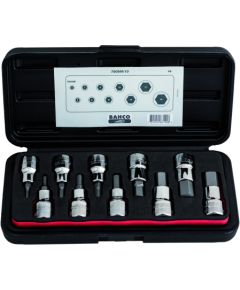 Bahco Hex head socket drivers set inch sizes 3/16"-5/8" 10pcs 1/2" drive Наборы инструментов