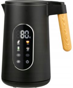 Электрический чайник из стекла, 1,7 л (черный), 2200 Вт, 1714, KAMILLE Чайники (электрические)