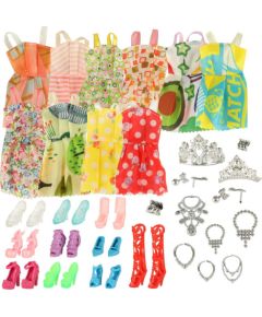 RoGer Leļļu apģērbu aksesuāru komplekts Lelles