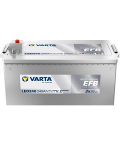 VARTA Professional Dual Purpose  EFB LED240 12V 240Ah 1200A (EN), 518x276x242, 3/1 EAN4016987167090 Akumulatori