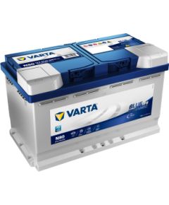 VARTA Blue Dynamic EFB N80 12V 80Ah 800A (EN) 315x175x190 0/1 EAN4016987152324 Akumulatori