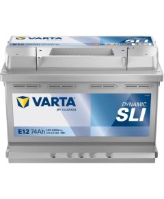 VARTA DYNAMIC SLI E12 12V 74Ah 680A (EN) 278x175x190 1/1 EAN4016987167663 Akumulatori