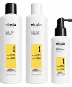 Nioxin System 1 Set - Sada péče pro jemné mírně řídnoucí přírodní vlasy Smaržas - NESAKĀRTOTS