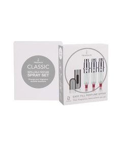 Travalo Classic HD SET Refilled Flacon 3x5 ml + Case Silver Духи унисекс