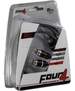 FOUR Connect 4-800251 STAGE2 RCA-cable 0.75m Auto skaņas pastiprinātāji