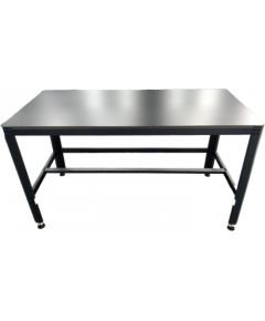 Industriālais darba galds 2mm tērauda rāmis /1000kg "BLACK EDITION", 12mm HD saplāksnis, 1565*770*890mm, JBM Darbagaldi un darbnīcu mēbeles 