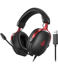 QCY Heroad VN200 gaming headphones (black and red) Aудио-видео