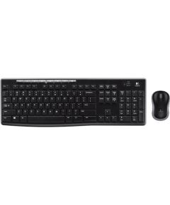 LOGITECH MK270 Wireless Combo - BLACK - NORDIC Klaviatūras