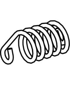 SPRING,COMPRESSION CS-2511WES, 251WS, Echo Rezerves daļas