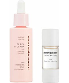 Miriam Quevedo Black Baccara Hair Multiplaying Scalp Concentrate + Pre-Treatment Exfoliator - Kúra pro růst vlasů Smaržas - NESAKĀRTOTS