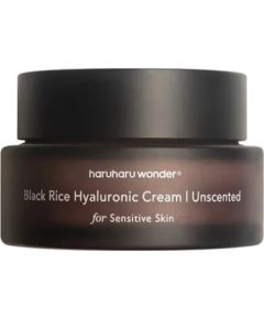 Haruharu Wonder Black Rice 10 Hyaluronic Cream Unscented - Hydratační krém bez parfemace 50ml Духи и косметика