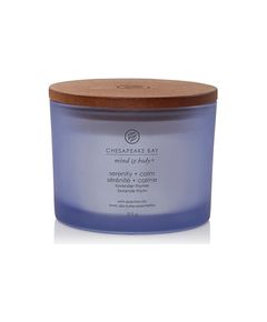 Chesapeake Bay Serenity & Calm Candle ( three wickets ) - Scented candle with three wicks 312.0g Духи и косметика