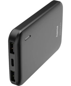 Hama   Powerbank Pocket 5 Powerpack 5000 mAh Black Дата USB-кабели