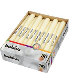 Bolsius Настольная свеча, 1 шт., 245/24 мм, бежевая. Свечи и подсвечники