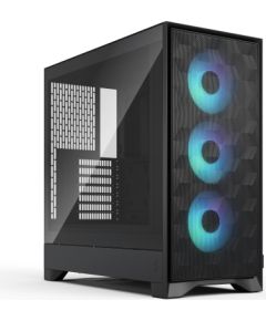 Fractal Design Case Pop 2 Air Black TG RGB ATX Power supply included No Корпуса