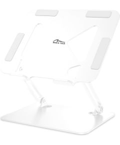 Media Tech MEDIA-TECH Laptop Stand – Laptop Stand MT2661W (white) Palikņi portatīvajiem datoriem
